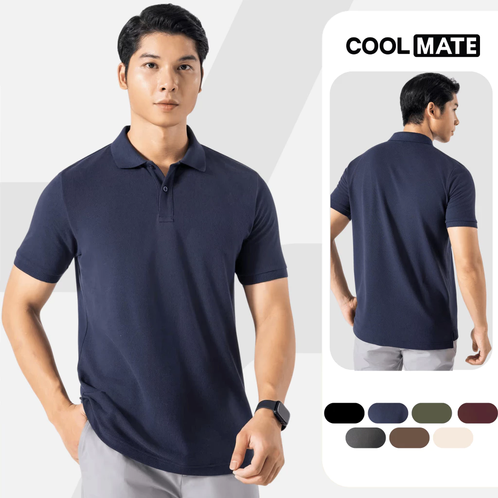Áo Polo Nam Premium Cotton Pique TP Shop