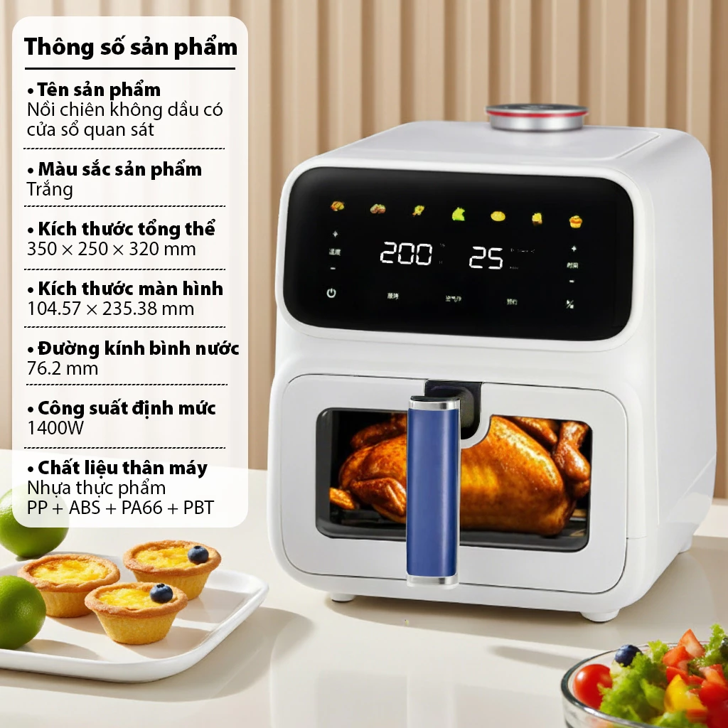 Nồi Chiên Hai Ngăn Độc Lập 2x4L